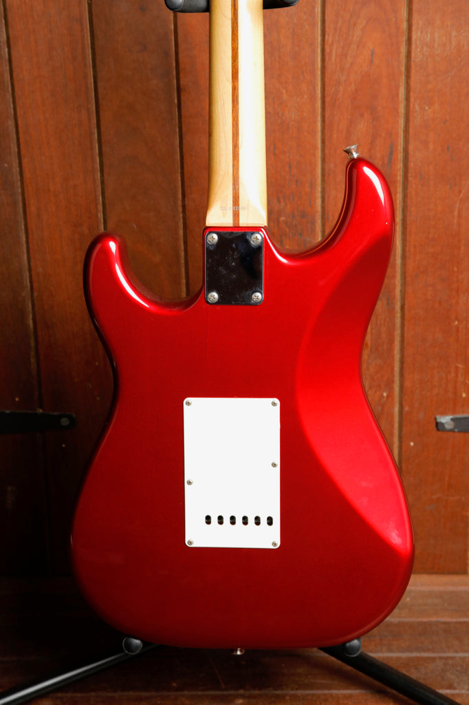 Fender Japan ST-43HM Stratocaster Candy Apple Red Electric Guitar 2004 Pre-Owned