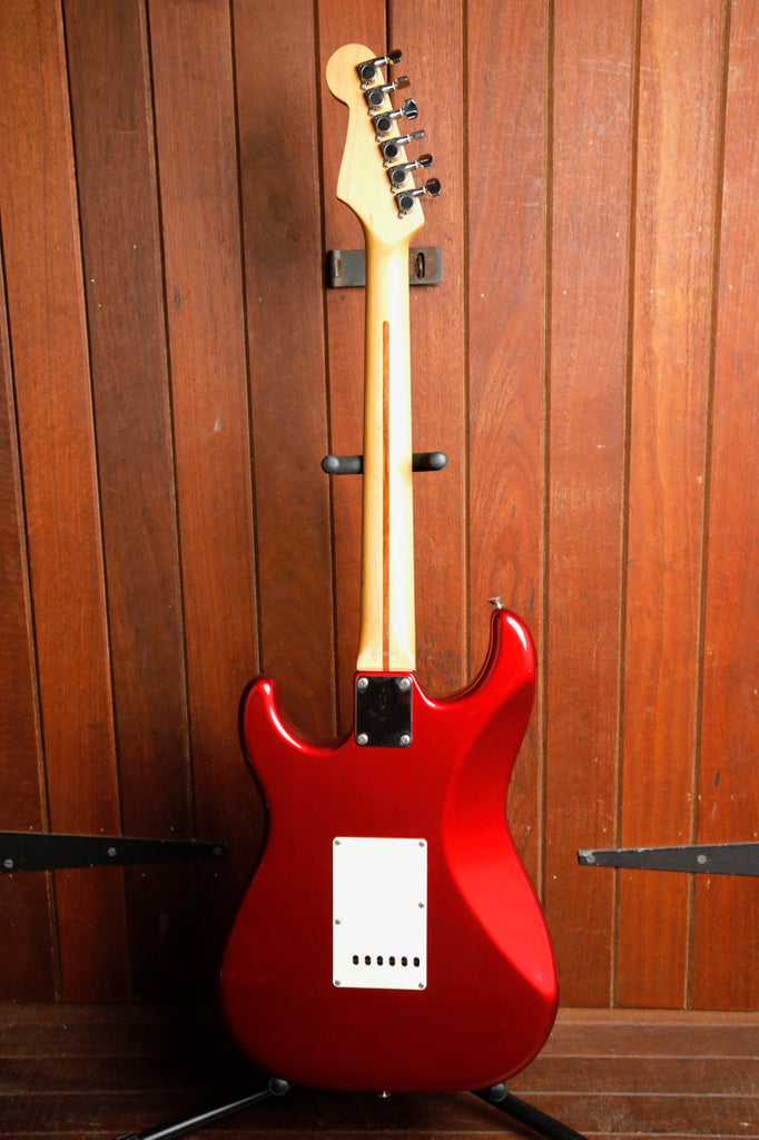 Fender Japan ST-43HM Stratocaster Candy Apple Red Electric Guitar 2004 Pre-Owned