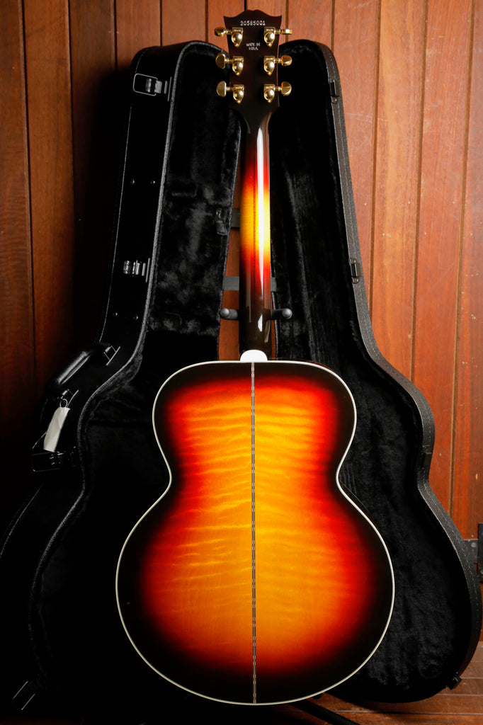 Gibson SJ-200 Standard Maple Tri Burst Acoustic-Electric Guitar