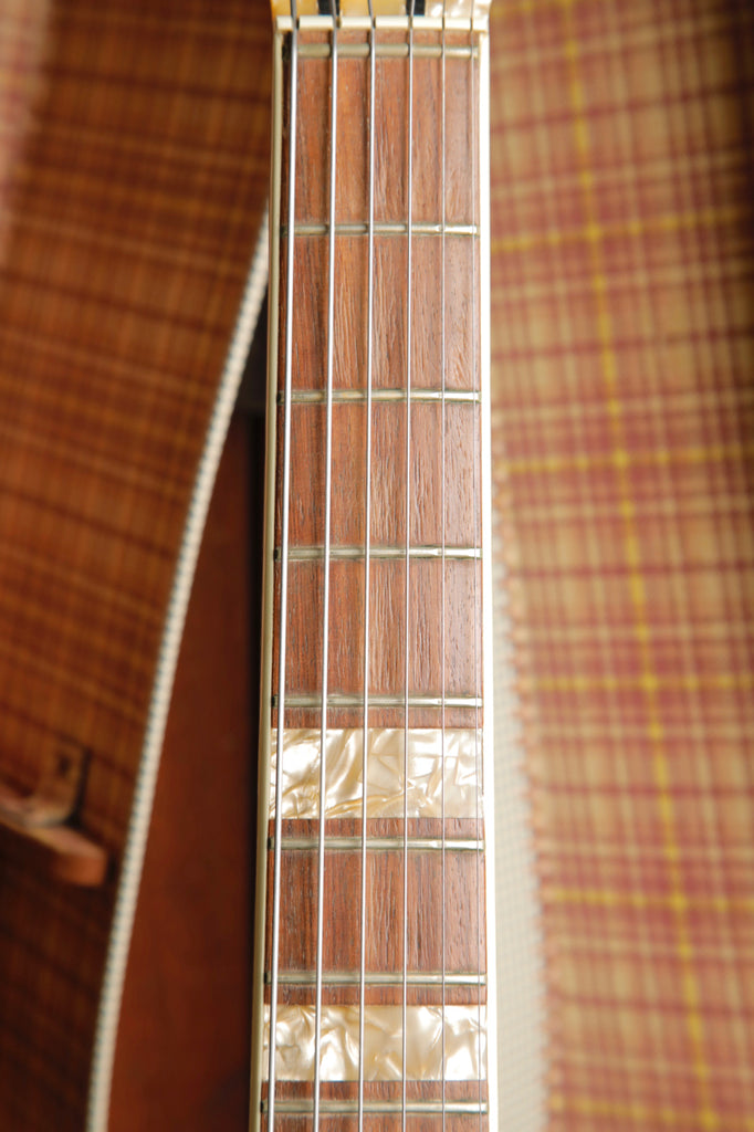 Isana Vintage 1950s Red Burst Archtop Acoustic-Electric Guitar Made in Germany Pre-Owned