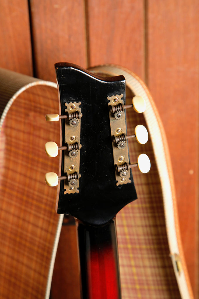 Isana Vintage 1950s Red Burst Archtop Acoustic-Electric Guitar Made in Germany Pre-Owned