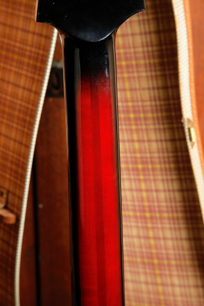 Isana Vintage 1950s Red Burst Archtop Acoustic-Electric Guitar Made in Germany Pre-Owned