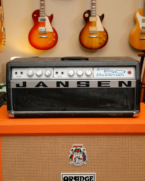 Jansen Bassman 50 Valve Amplifier Head 1970s Made in NZ Pre-Owned