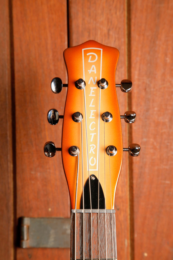 Danelectro Longhorn Baritone Copper Burst Electric Guitar