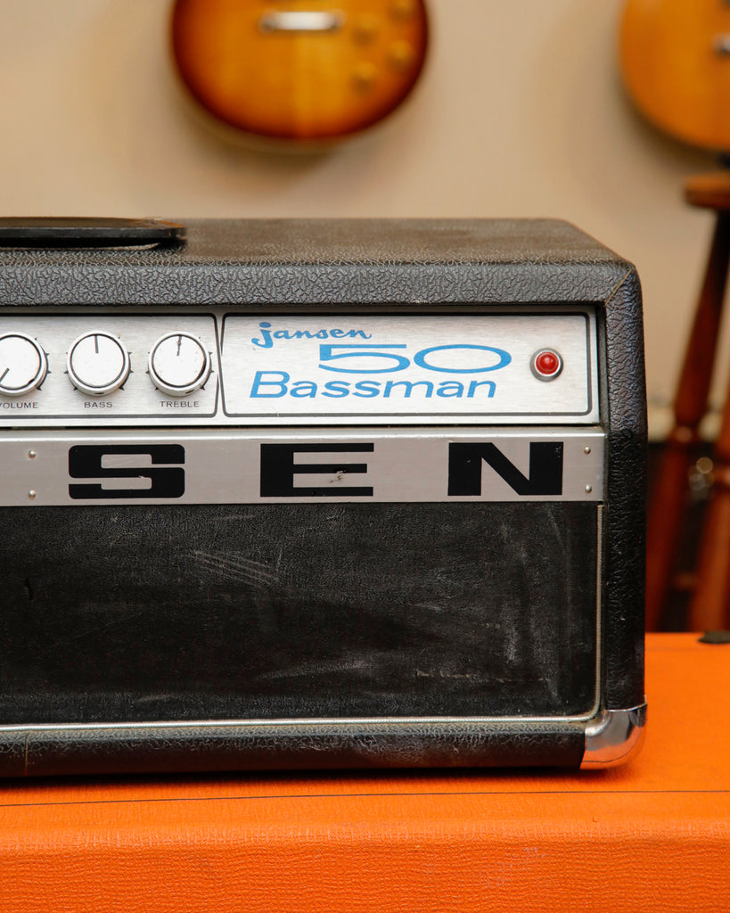 Jansen Bassman 50 Valve Amplifier Head 1970s Made in NZ Pre-Owned