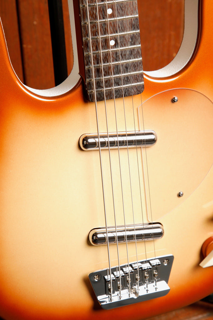 Danelectro Longhorn Baritone Copper Burst Electric Guitar