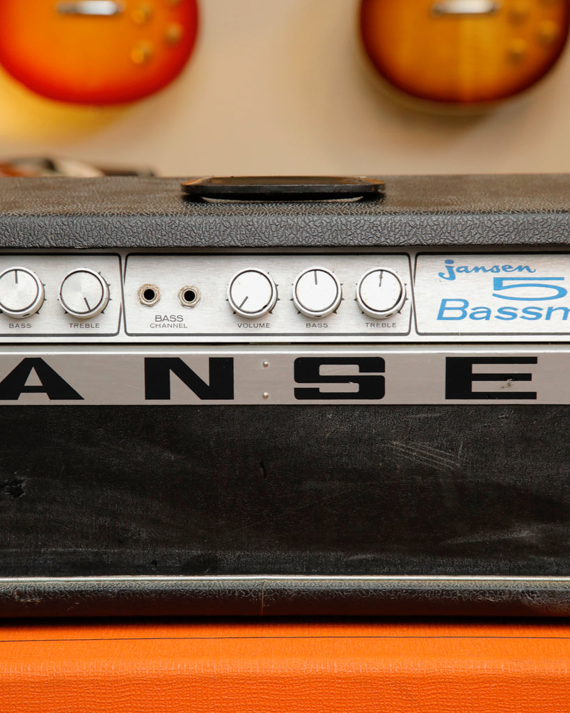 Jansen Bassman 50 Valve Amplifier Head 1970s Made in NZ Pre-Owned