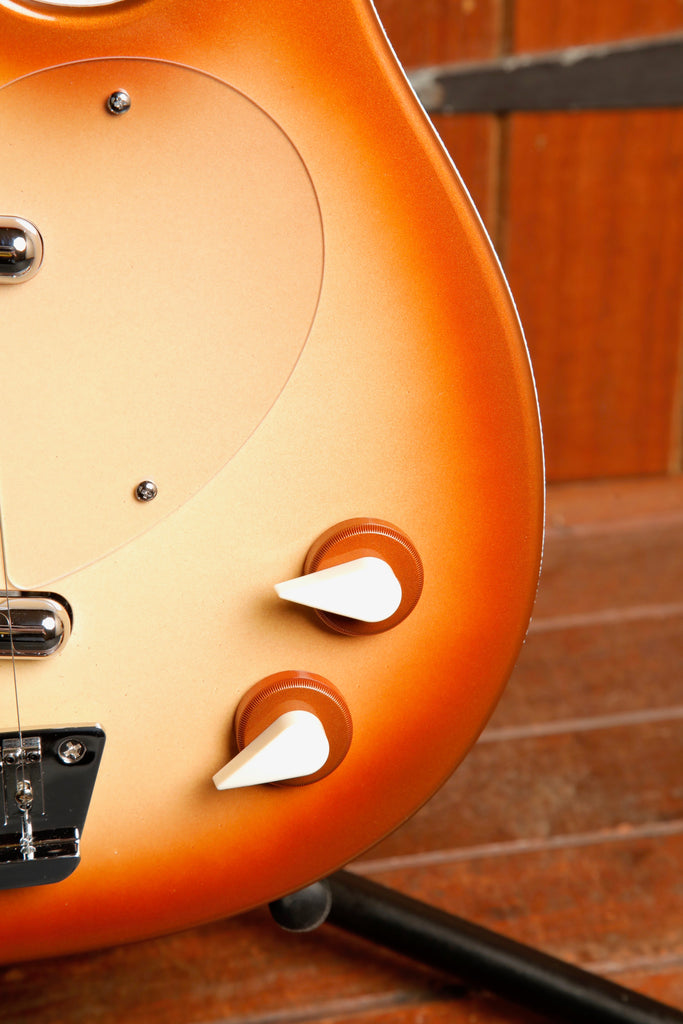 Danelectro Longhorn Baritone Copper Burst Electric Guitar