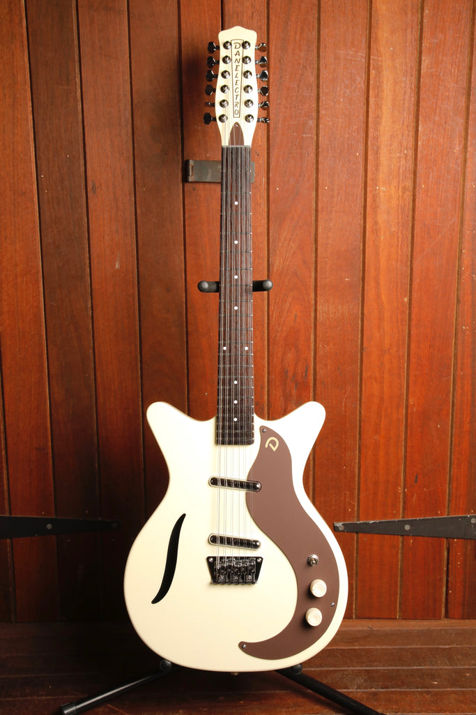 Danelectro Vintage 12 String White Electric Guitar