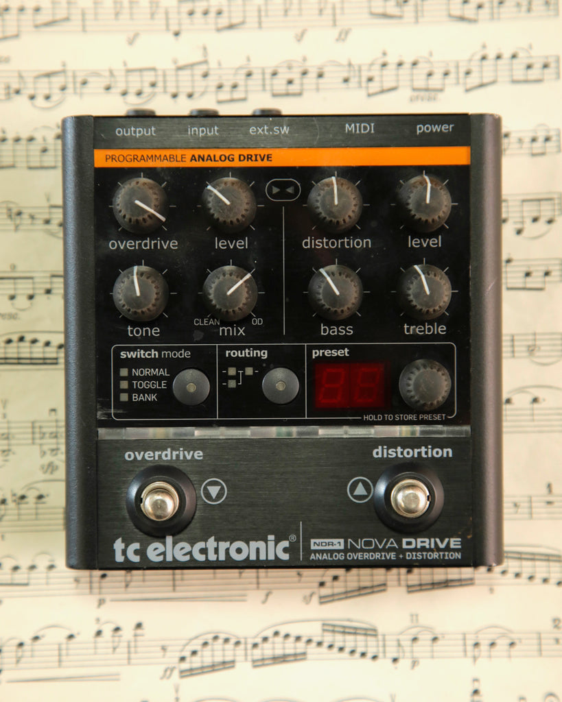 TC Electronic NDR-1 Nova Drive Pedal Pre-Owned