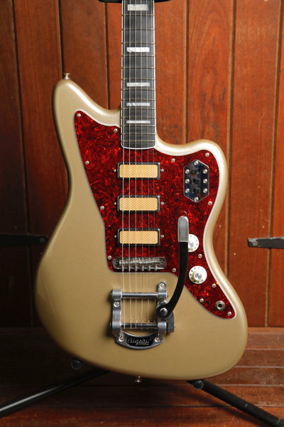 Fender Gold Foil Jazzmaster Shoreline Gold Electric Guitar Pre-Owned
