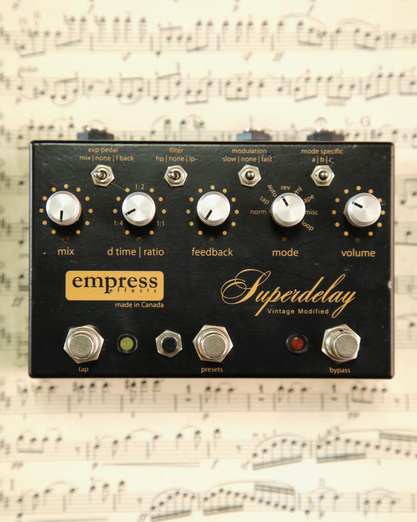 Empress Vintage Modified Superdelay Delay Pedal Pre-Owned