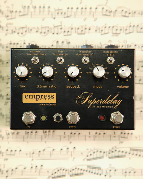 Empress Vintage Modified Superdelay Delay Pedal Pre-Owned