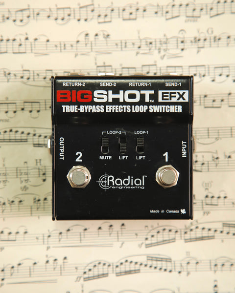 Radial BigShot EFX Effects Loop Switcher Pre-Owned
