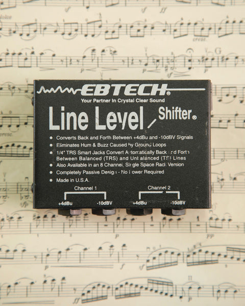 Ebtech LLS-2 2-Channel Line Level Selector Pre-Owned
