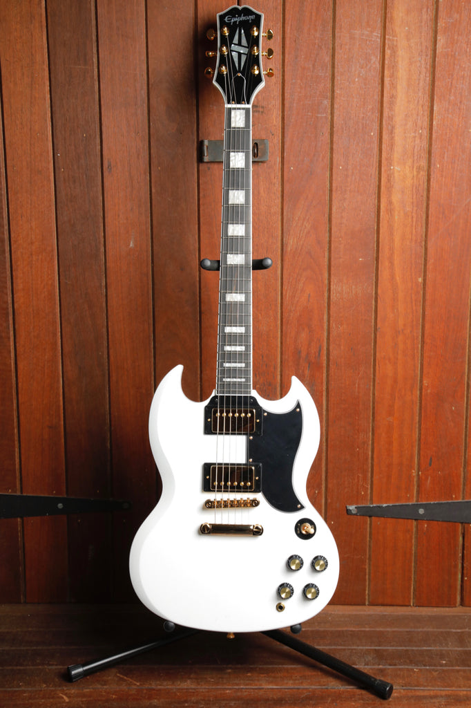 Epiphone SG Custom Alpine White Electric Guitar