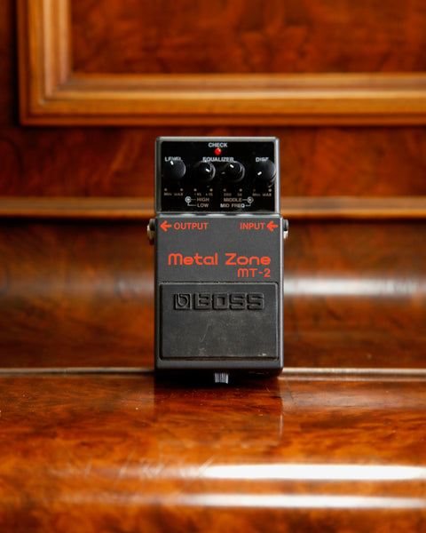 Boss Metal Zone MT-2 Distortion Pedal Pre-Owned