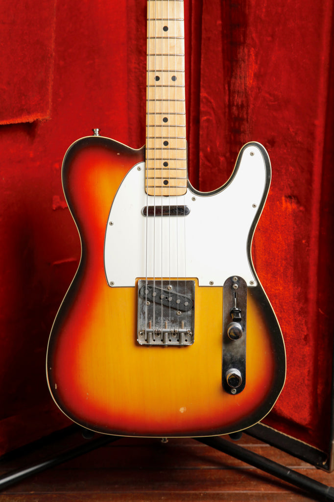 Fender 1972 Custom Telecaster Sunburst Electric Guitar Vintage Pre-Owned