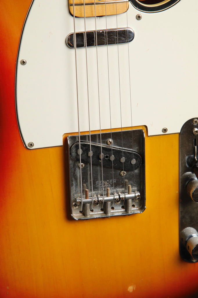 Fender 1972 Custom Telecaster Sunburst Electric Guitar Vintage Pre-Owned
