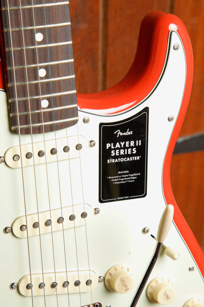 Fender Limited Edition Player II Stratocaster Fiesta Red Electric Guitar