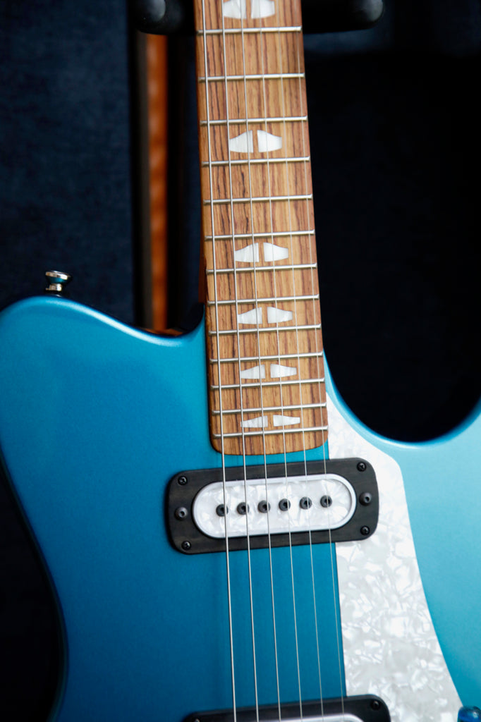 Powers Electric A-Type PF42 Camtail Turquoise Metallic Electric Guitar
