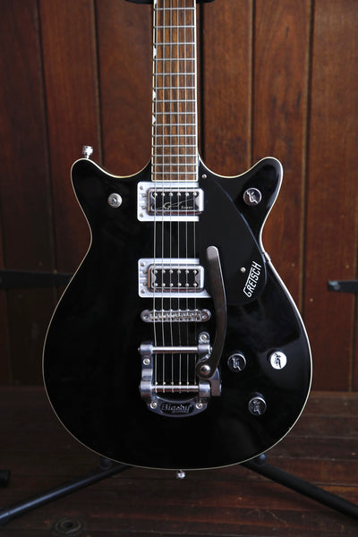 Gretsch G5655T-CB Electromatic Double Jet Black Electric Guitar Pre-Owned