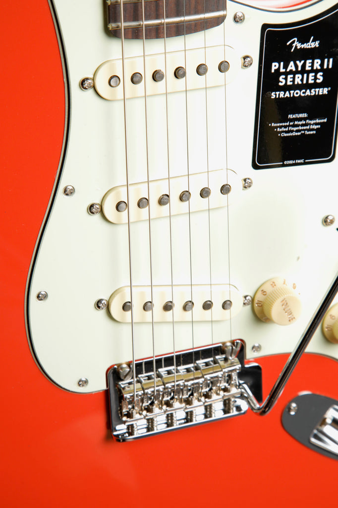 Fender Limited Edition Player II Stratocaster Fiesta Red Electric Guitar