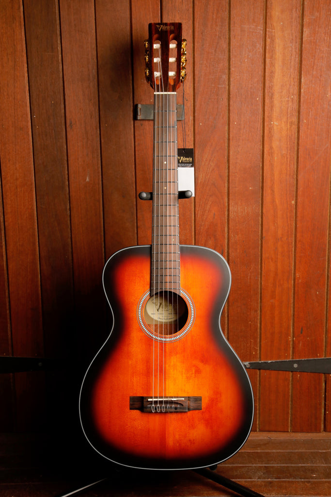 Valencia VA434CSB 4/4 Size Auditorium Shape Nylon String Guitar