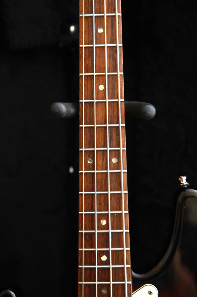 Fender American Deluxe Jazz Bass Left Handed 3-Colour Sunburst Bass Guitar 2009 Pre-Owned