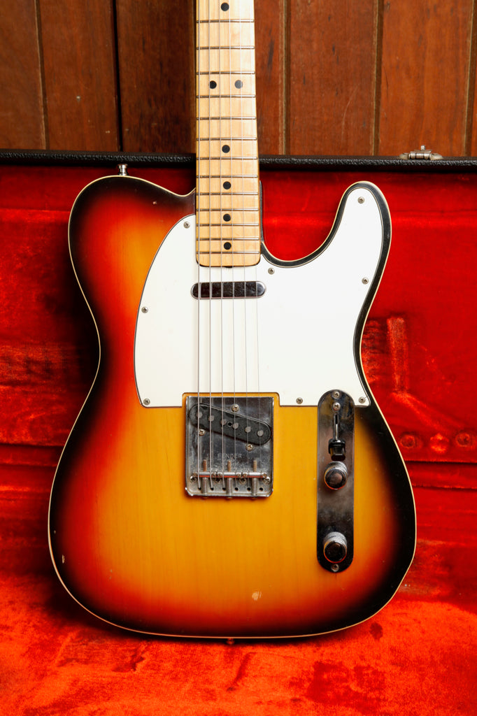 Fender 1972 Custom Telecaster Sunburst Electric Guitar Vintage Pre-Owned
