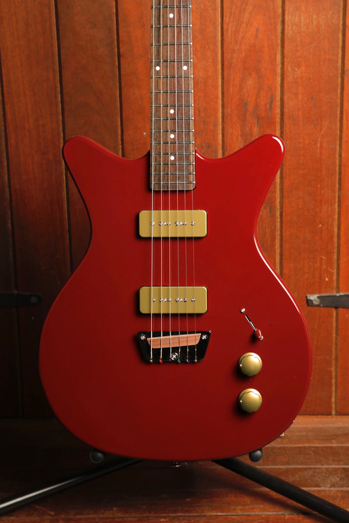 Danelectro Dan O. Mano Maroon Electric Guitar