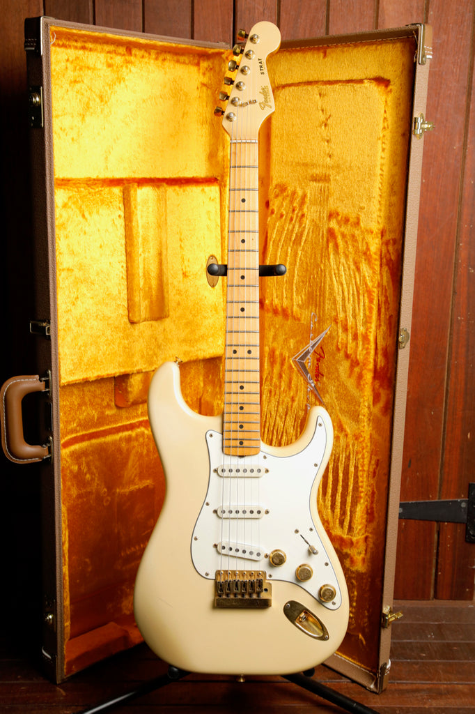 Fender 1980 The Strat Olympic White Vintage Electric Guitar Pre-Owned