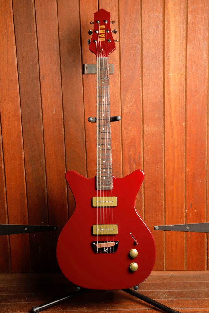 Danelectro Dan O. Mano Maroon Electric Guitar