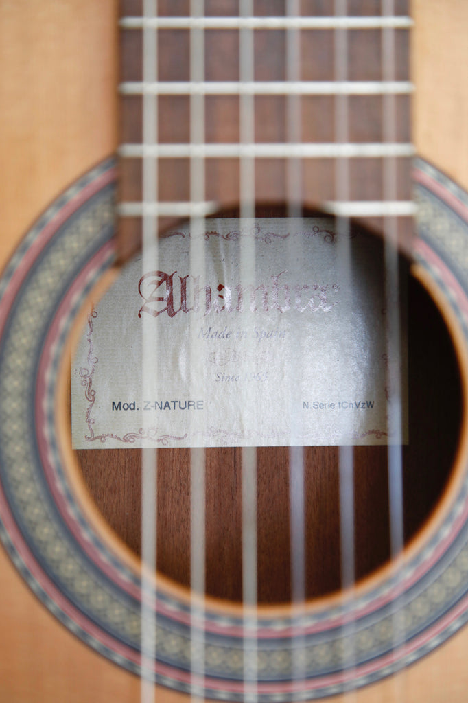 Alhambra Z-Nature Nylon String Acoustic Guitar Pre-Owned