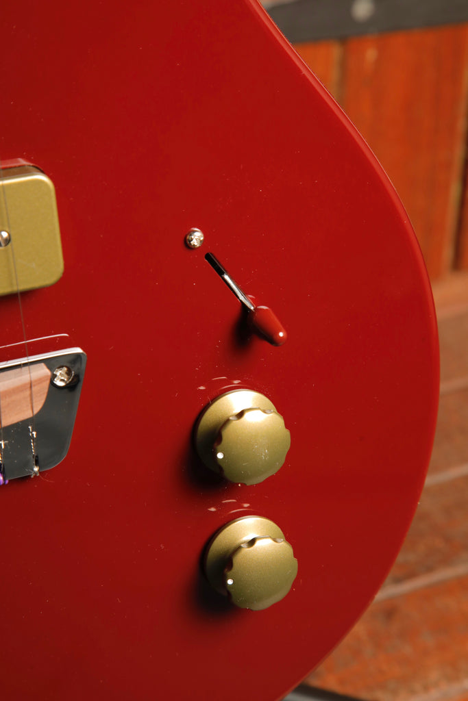 Danelectro Dan O. Mano Maroon Electric Guitar