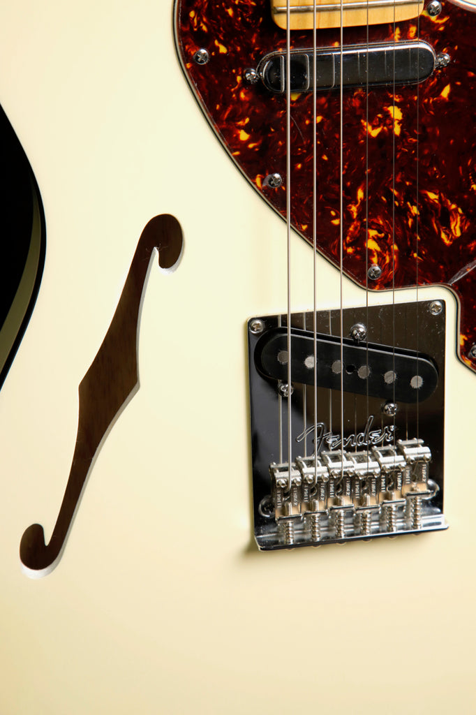 Fender "Tele-bration" Limited Edition 60th Anniversary Modern Telecaster Thinline 2011 Olympic WhitePre-Owned