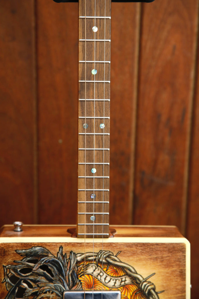 Deepseed Guitars 3-String Cigar Box Guitar Made in USA Pre-Owned