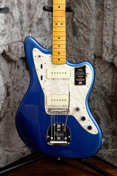 Fender American Ultra Jazzmaster Cobra Blue Electric Guitar 2020 Pre-Owned