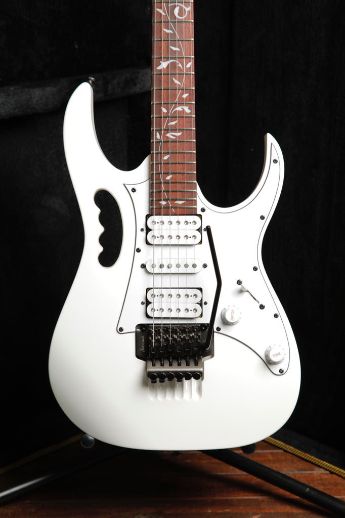 IBANEZ JEMJR White Steve Vai Signature Electric Guitar Pre-Owned