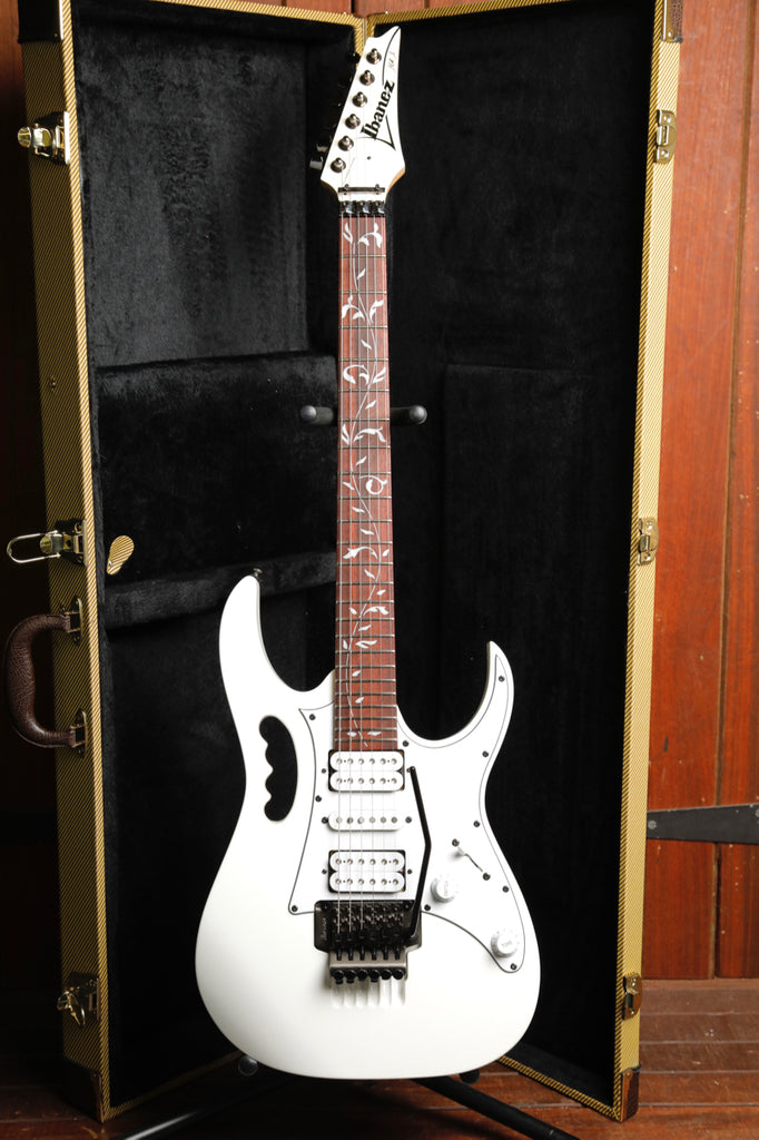 IBANEZ JEMJR White Steve Vai Signature Electric Guitar Pre-Owned