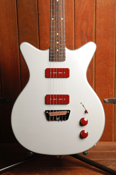 Danelectro Dan O. Mano Silver Electric Guitar