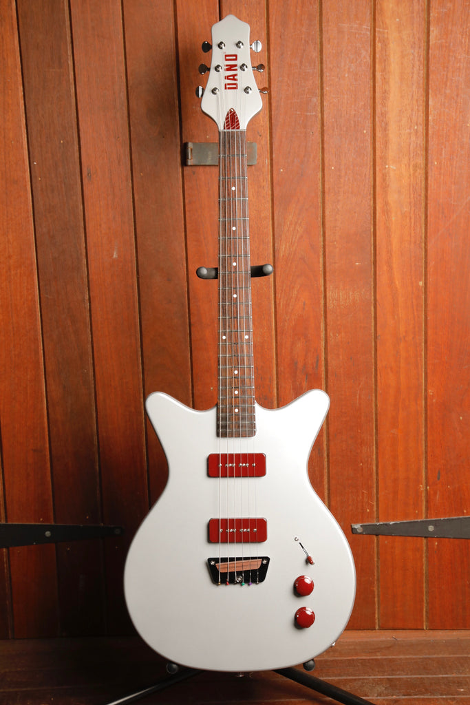 Danelectro Dan O. Mano Silver Electric Guitar