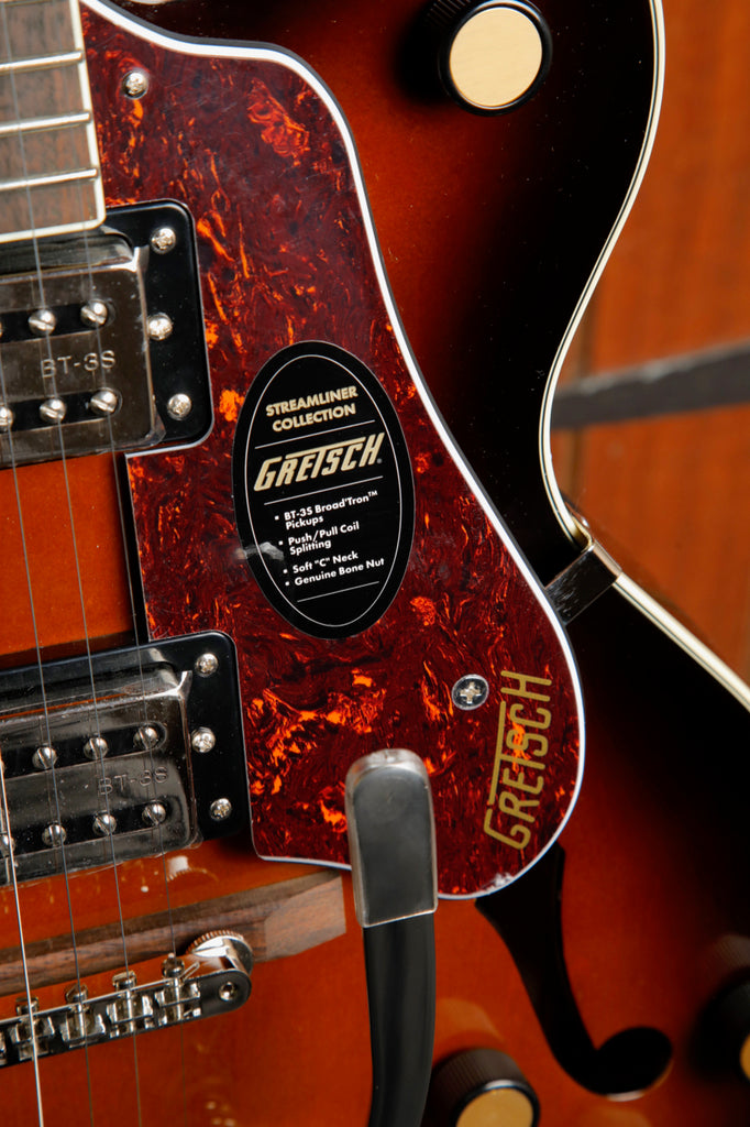 Gretsch G2420T Streamliner Hollow Body With Bigsby Robusto Burst