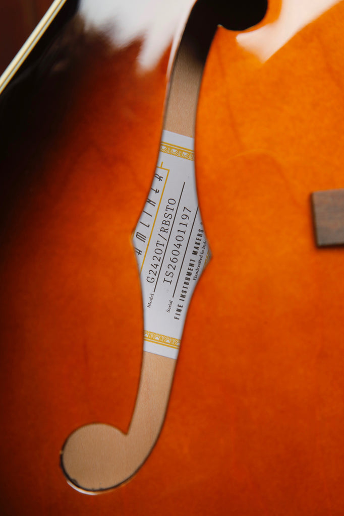 Gretsch G2420T Streamliner Hollow Body With Bigsby Robusto Burst