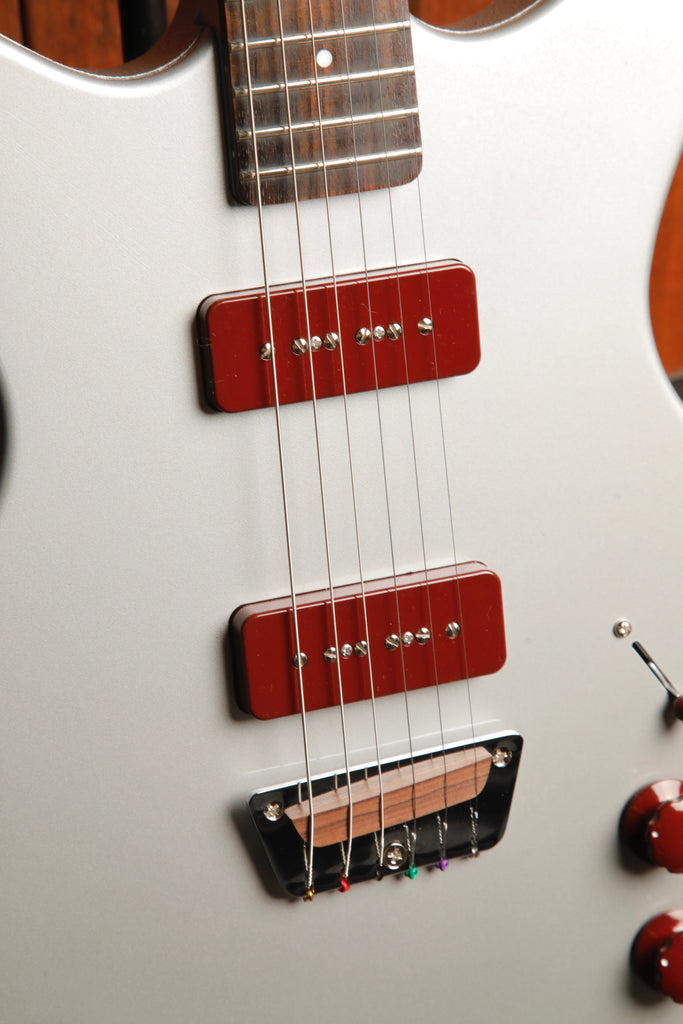 Danelectro Dan O. Mano Silver Electric Guitar