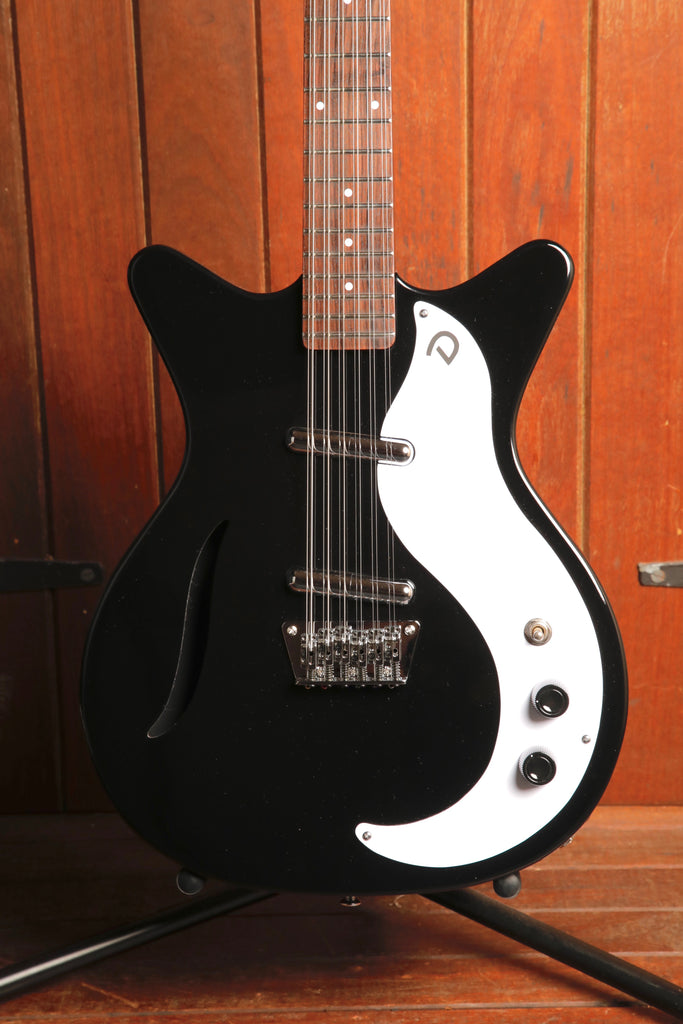 Danelectro Vintage 12 String Black Electric Guitar