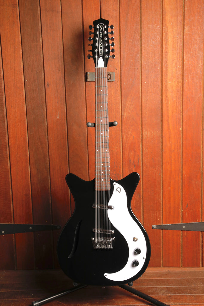 Danelectro Vintage 12 String Black Electric Guitar