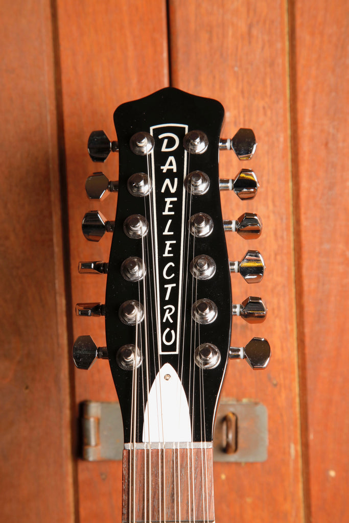Danelectro Vintage 12 String Black Electric Guitar