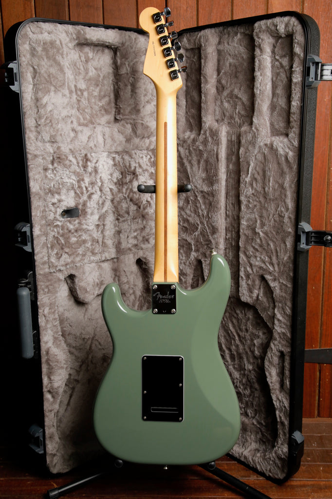 Fender American Professional Stratocaster Antique Olive Electric Guitar Pre-Owned