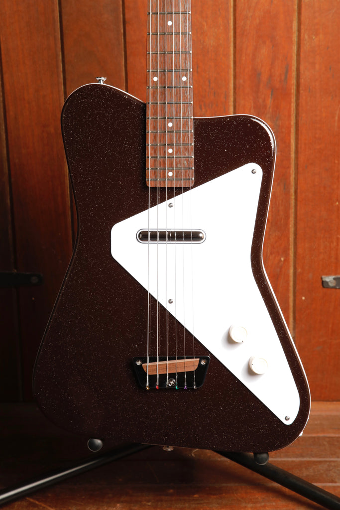 Danelectro Pro Glitter Maroon Electric Guitar